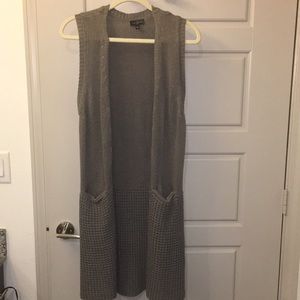 The Limited long pocket sweater vest